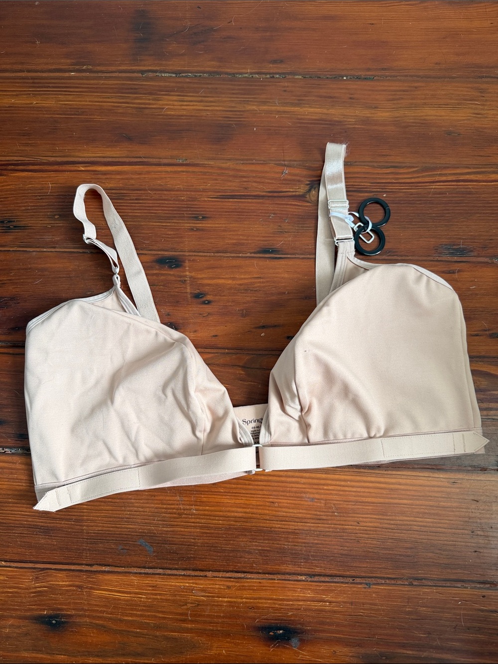 NWOT Springrose mobility hook and loop front closure wireless bra sz 44-46 DD-F